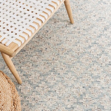 Safavieh 6 x 6 ft. Metro Contemporary Square Area Rug Ivory & Light Blue MET357L-6SQ
